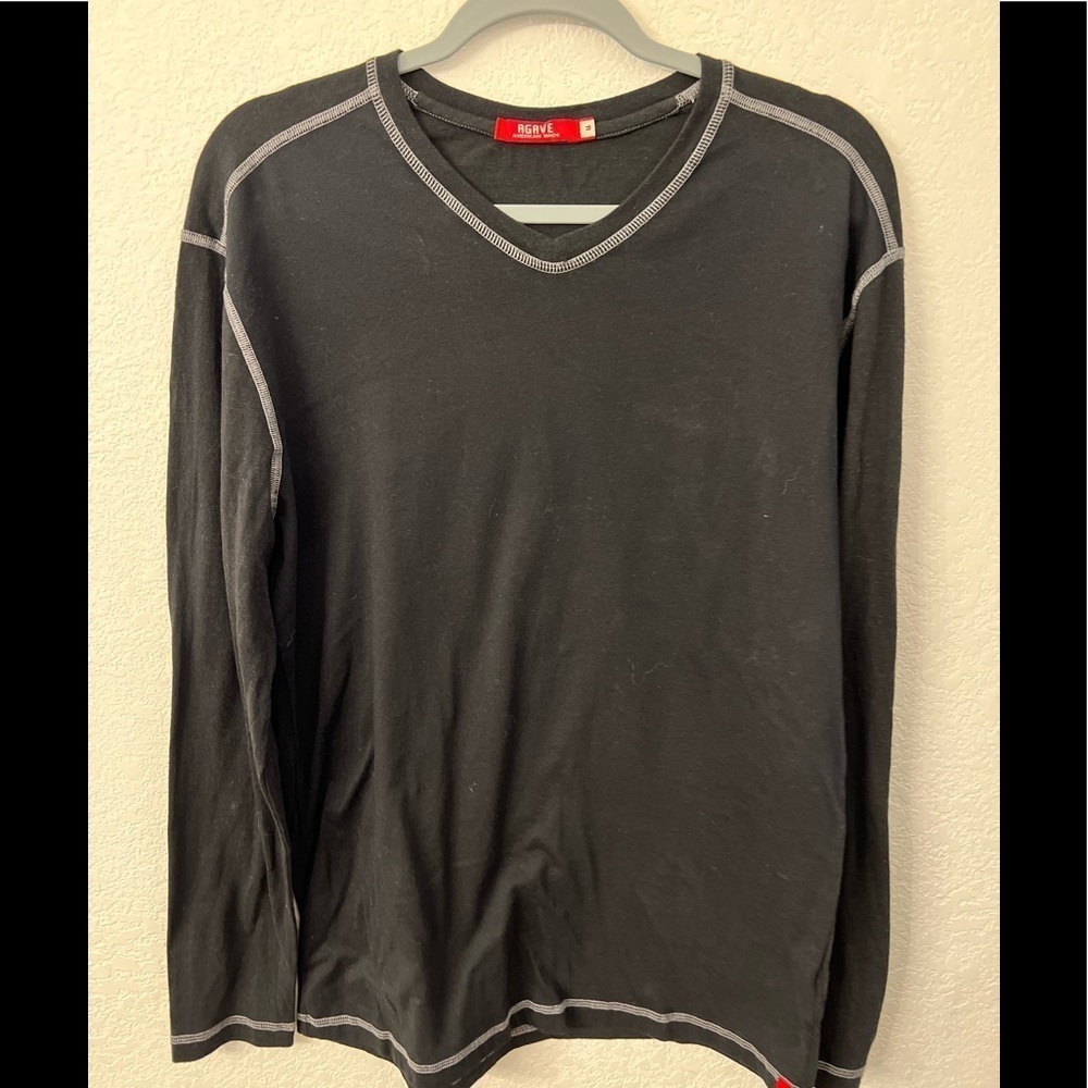 Agave mens black shirt size medium